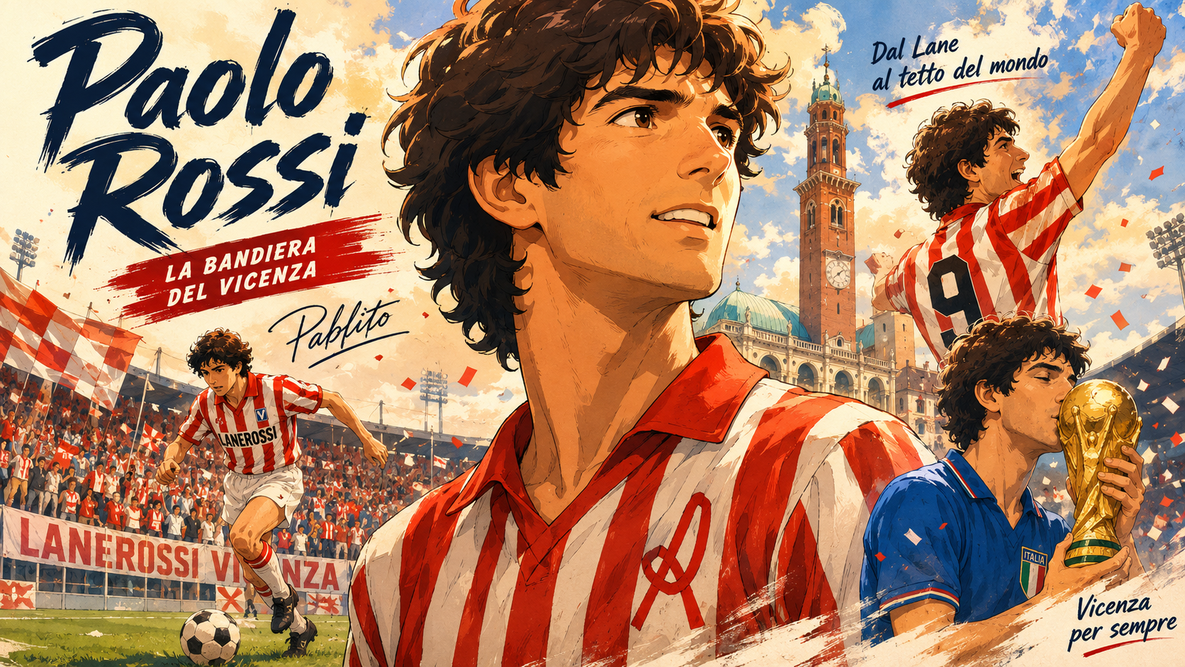 Paolo Rossi, la bandiera del Vicenza: storia di Pablito